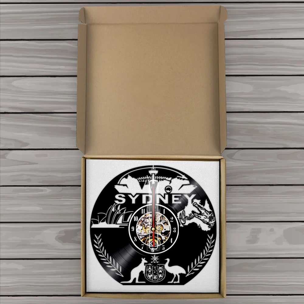 Настенные часы с виниловой пластиной современный дизайн украшение для дома