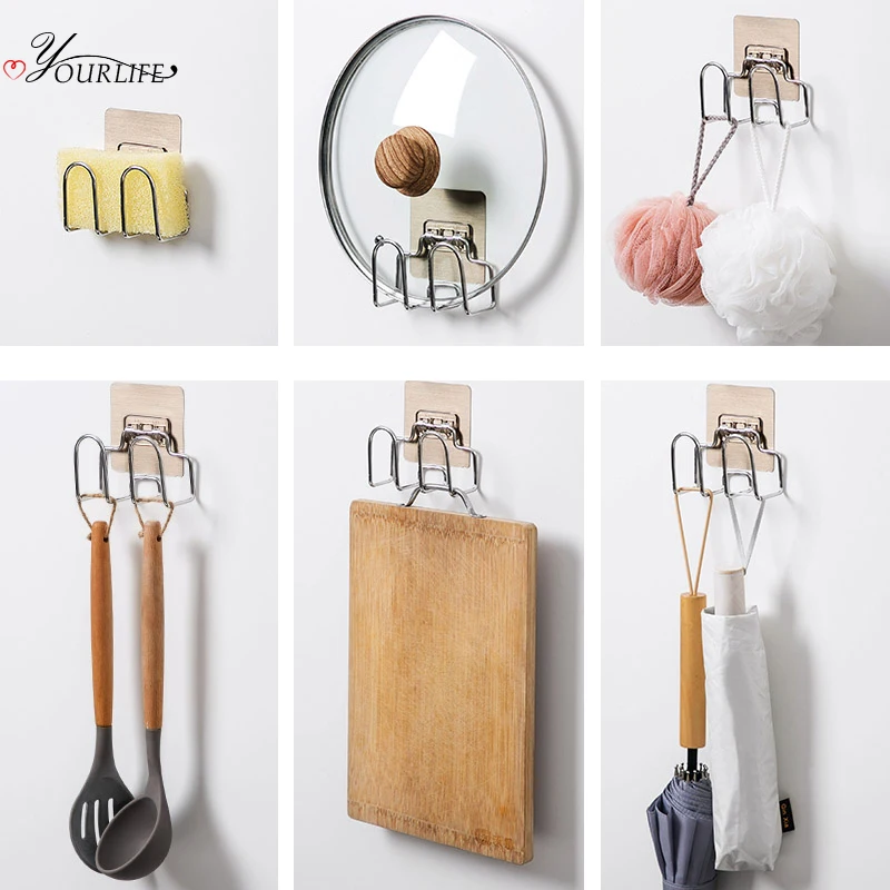 Настенный держатель крышки кастрюли OYOURLIFE из нержавеющей стали