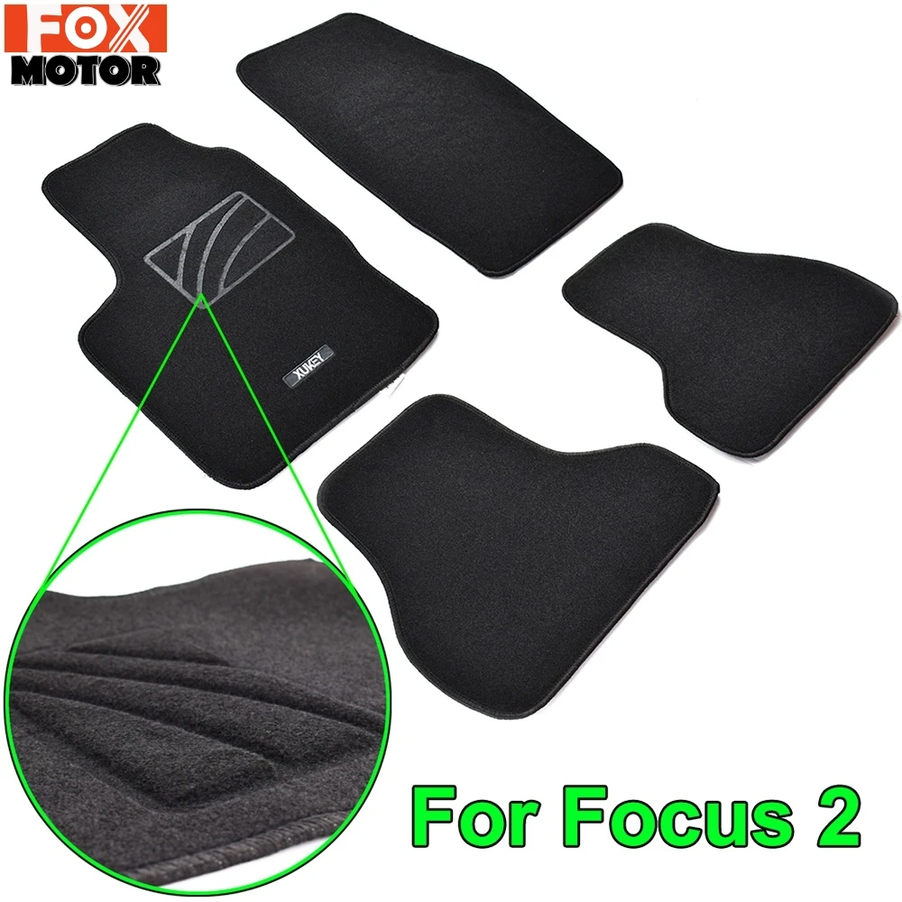 Для Ford Focus 2 2004 2005 2006 2007 2008 2009 2010 индивидуальные автомобильные коврики для ковров