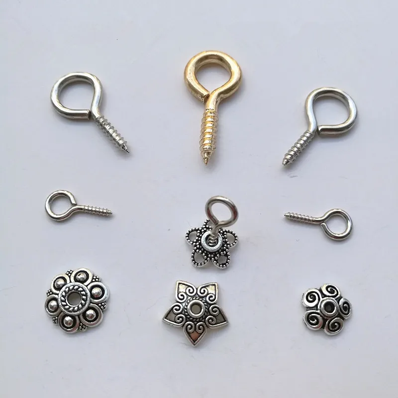 Серебряный цветок кисточкой шапки для изготовления ювелирных изделий овечий