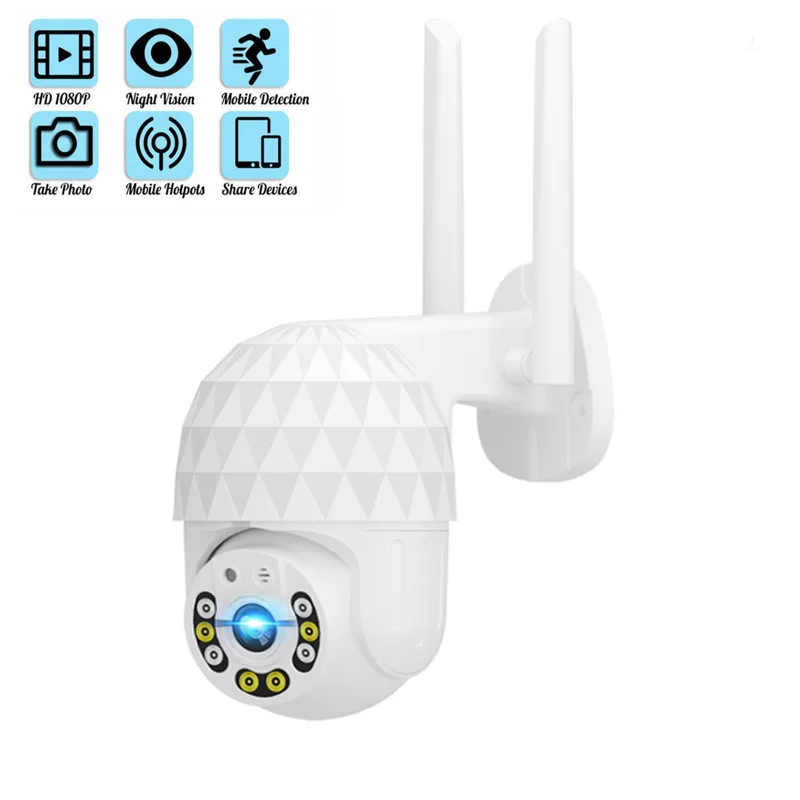 IP-камера V380 Pro 1080P 2 4 ГГц Wi-Fi с цифровым зумом | Безопасность и защита