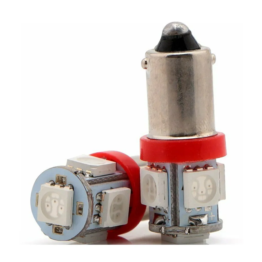 10 шт. автомобильные габаритные огни Ba9s T4w 5050 SMD 5 96 люмен|Сигнальная лампа| |
