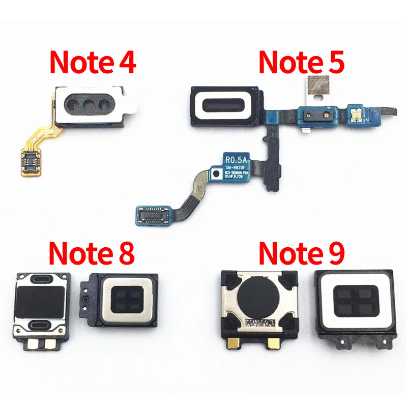 Для Samsung Galaxy Note 4 note 5 8 9 Ушной Динамик гибкий кабель для наушников аудио запасная