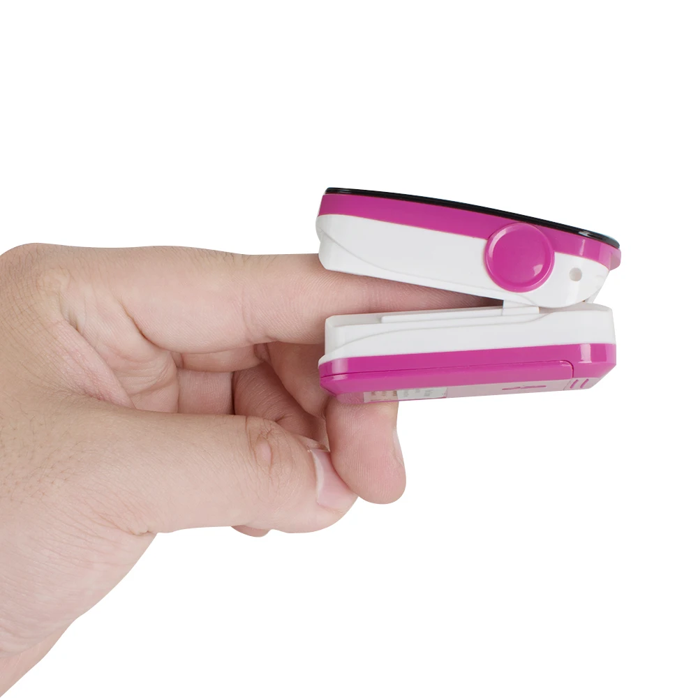 Пульсоксиметр на кончик пальца миниатюрный SpO2 монитор насыщения кислородом