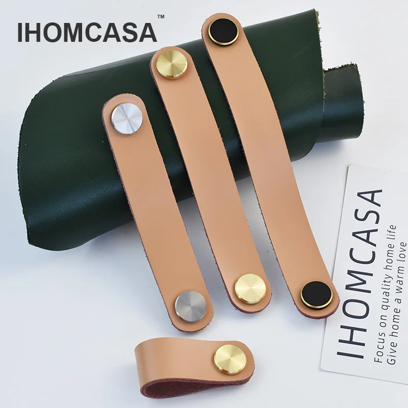 IHOMCASA Furniture Handles Kitchen Cabinet Storage Door Knobs Shoe Cupboards Wardrobe Dresser Drawer Pull Vintage Gold Brass