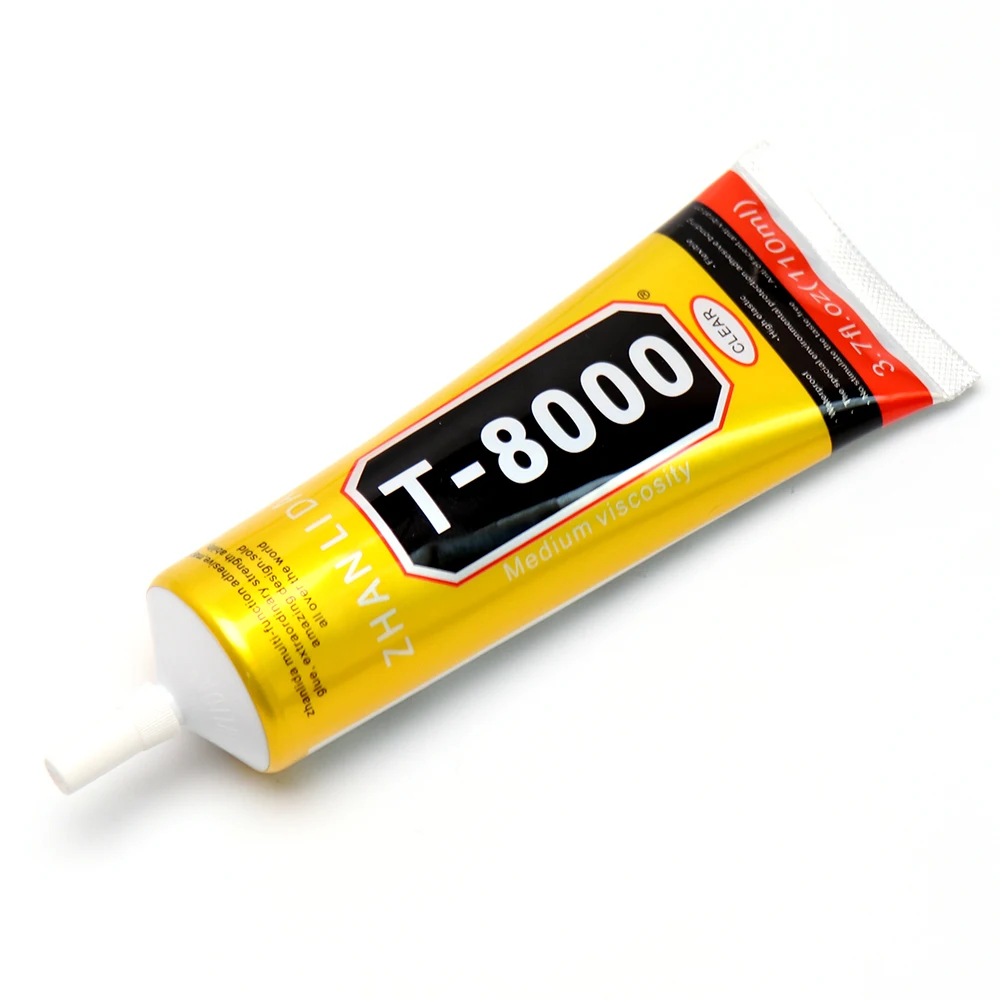 

2pcs 110ml T-8000 Liquid glue Phone Tablet screen Middle frame Bracket Fill gap Shell Dot diamond Decoration Glue