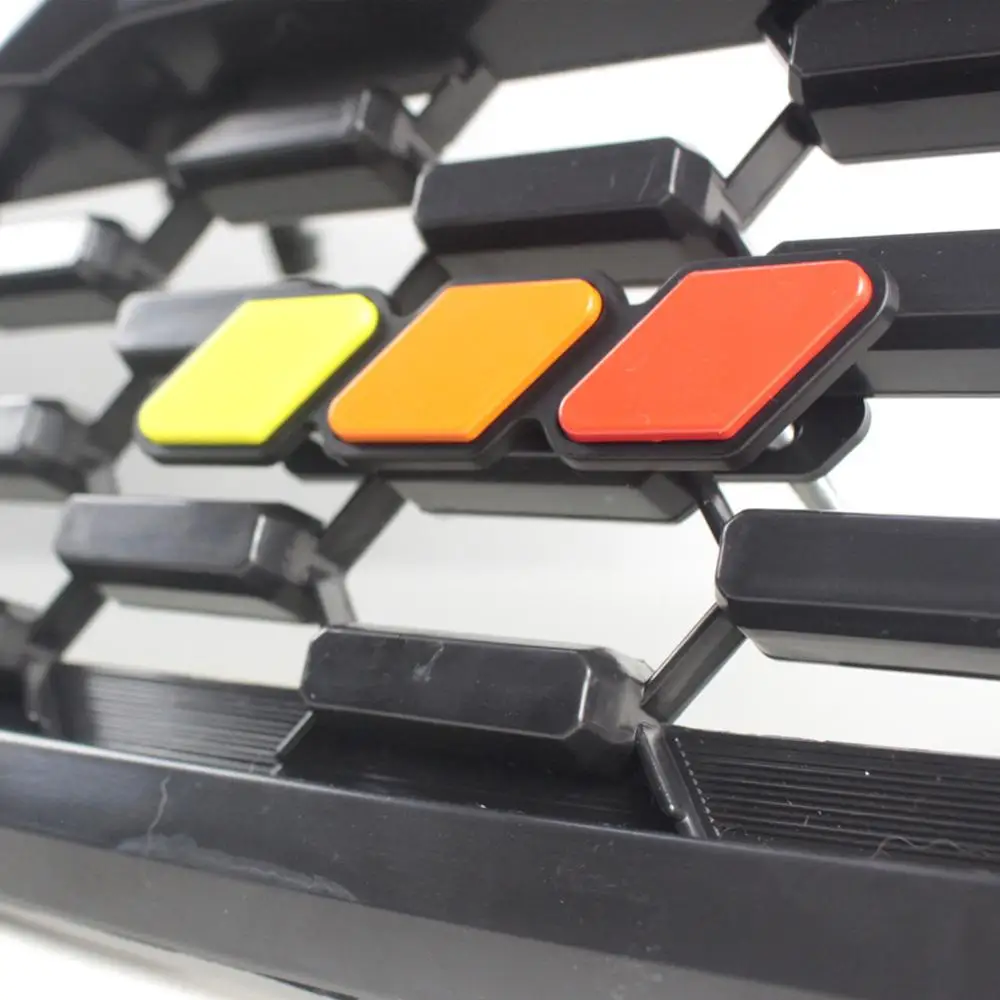 Высокое качество трехцветный 3 решетка значок эмблема наклейки для Toyota Tacoma 4Runner