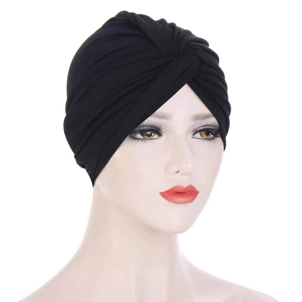 

Full Cover Inner Hijab Caps Muslim Stretch Turban Cap Islamic Underscarf Bonnet Solid Color Under Scarf Caps Turbante Mujer