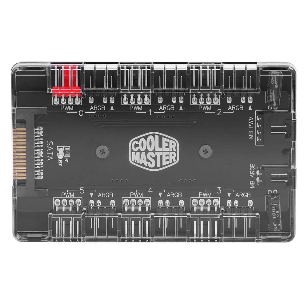 4-контактный PWM 3-контактный адресуемый адаптер RGB 1-6 многоходовой сплиттер ARGB