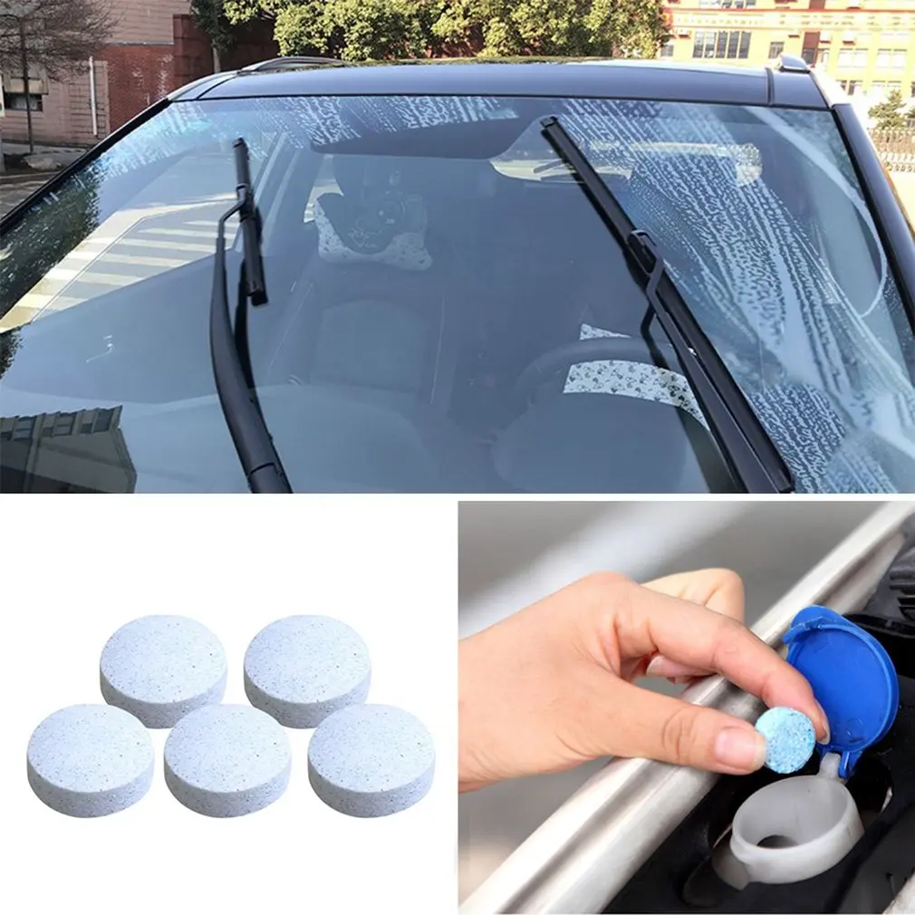 

Car Solid Wiper Glass Cleaner High Performance Auto Window Cleaning Car Windshield Glass Cleaner Supplies With Bottle