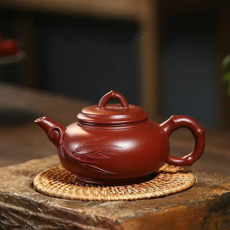 

200ml New Arrival Handmade Xi Shi Pot With Tea Infuser Teapot Red Clay Tetera Zhu Ni Porcelain Antique Chinese Ceramic Kettle