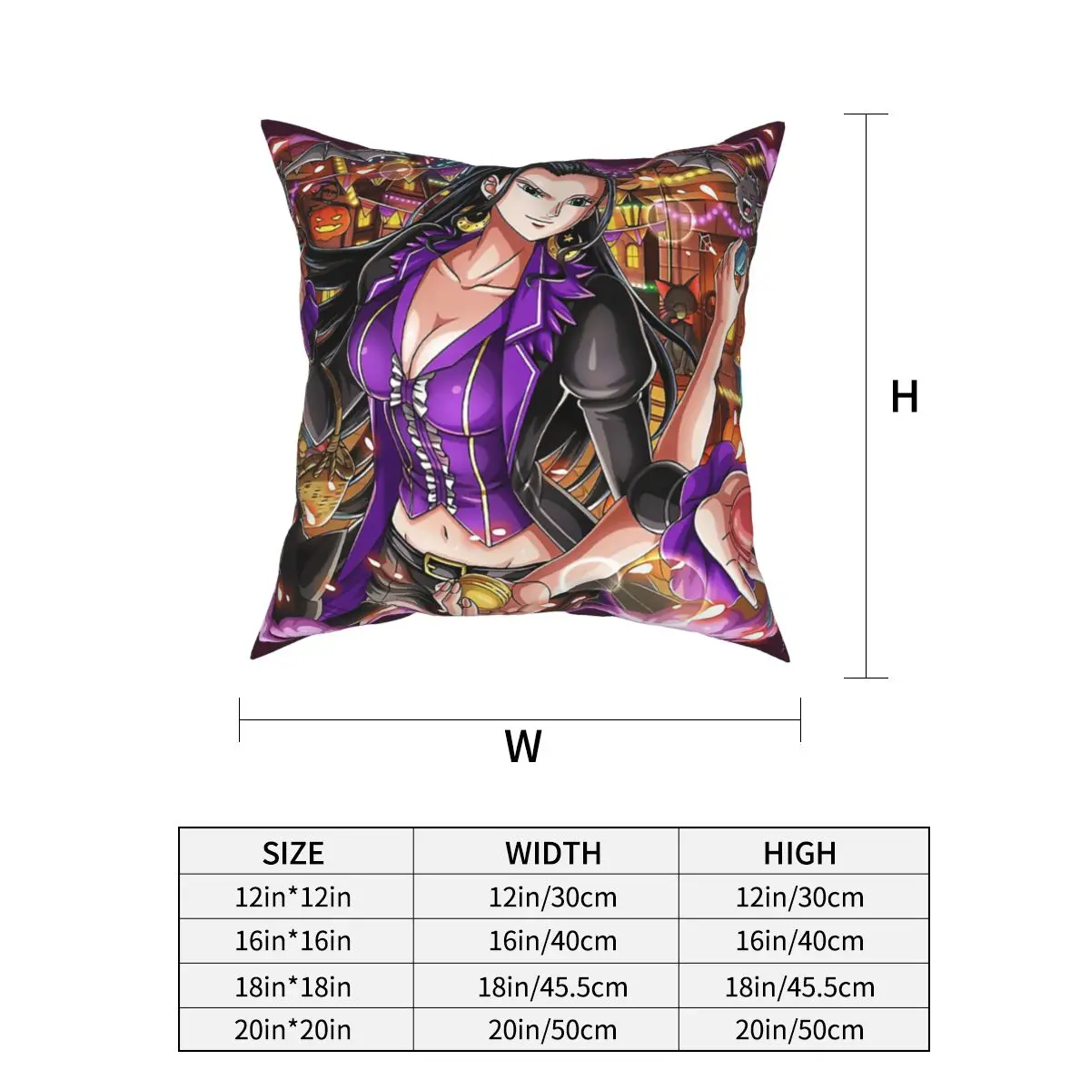 Нико Робин подушка на Хэллоуин деталь Горячая Аниме декоративная для сада
