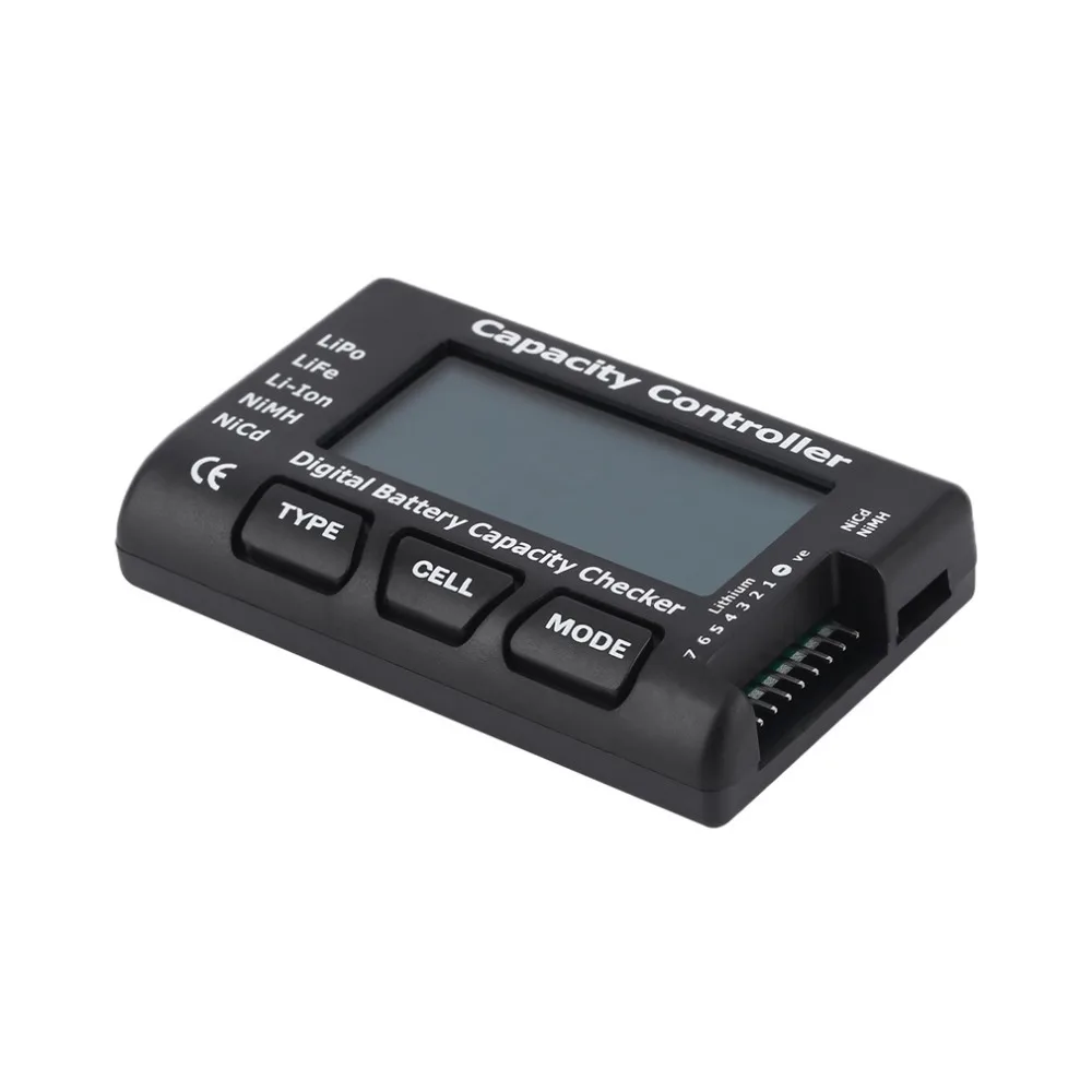 ЖК-цифровой измеритель емкости батареи RC CellMeter8 2-8S 4-8S сервопривод LiPo Li-lon NiMH тестер