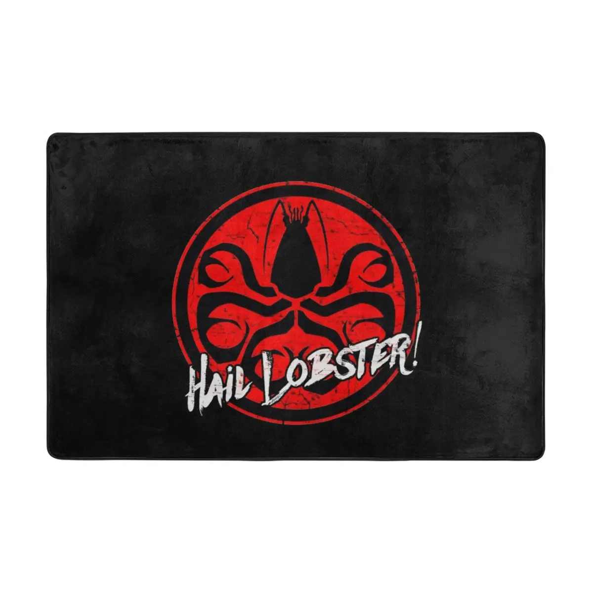 

Hail Lobster Doormat Carpet Mat Rug Polyester Non-Slip Floor Decor Bath Bathroom Kitchen Bedroom 60x90