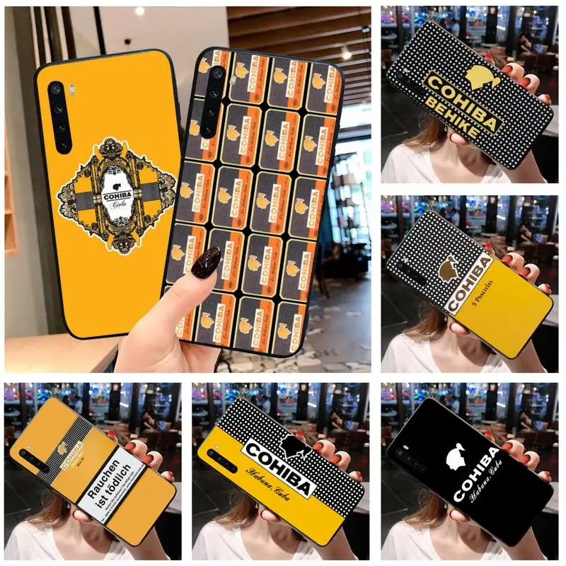 

Cohiba Habanos Cigar Phone Case For OPPO Realme 6 Pro XT Realme C3 5 Pro C2 RENO2-Z A11X