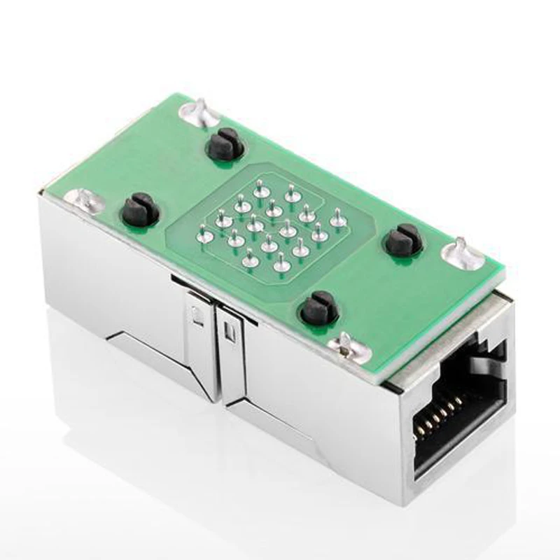 

Hot Network Coupler Joiner Plug Ethernet Cable Adapter Straight Head Cable Joiner Coupler Extender Plug Network Cable Connector