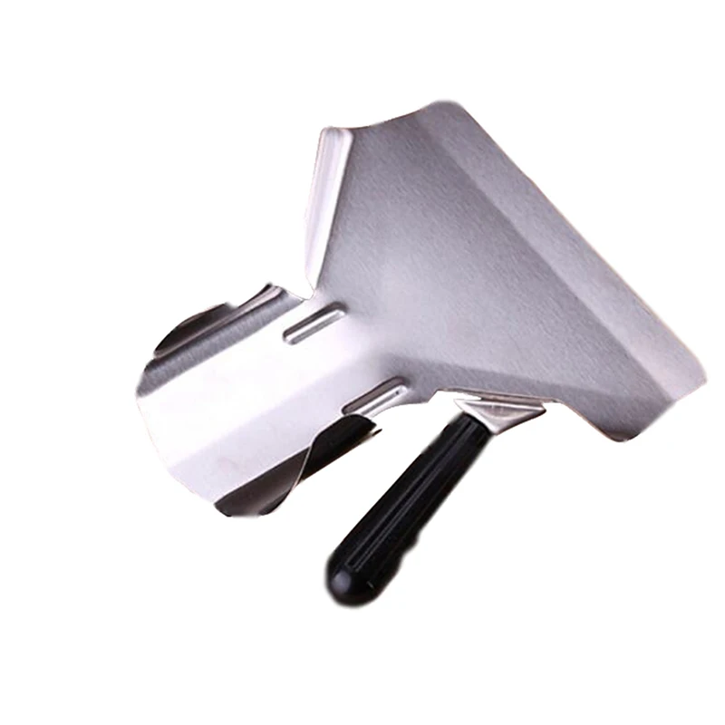 

Chip Scoop Food Shovel French Fries Stainless Steel Kitchen Tools Shovel Fries Burger Packaging Tool Single/Double Handles Grip