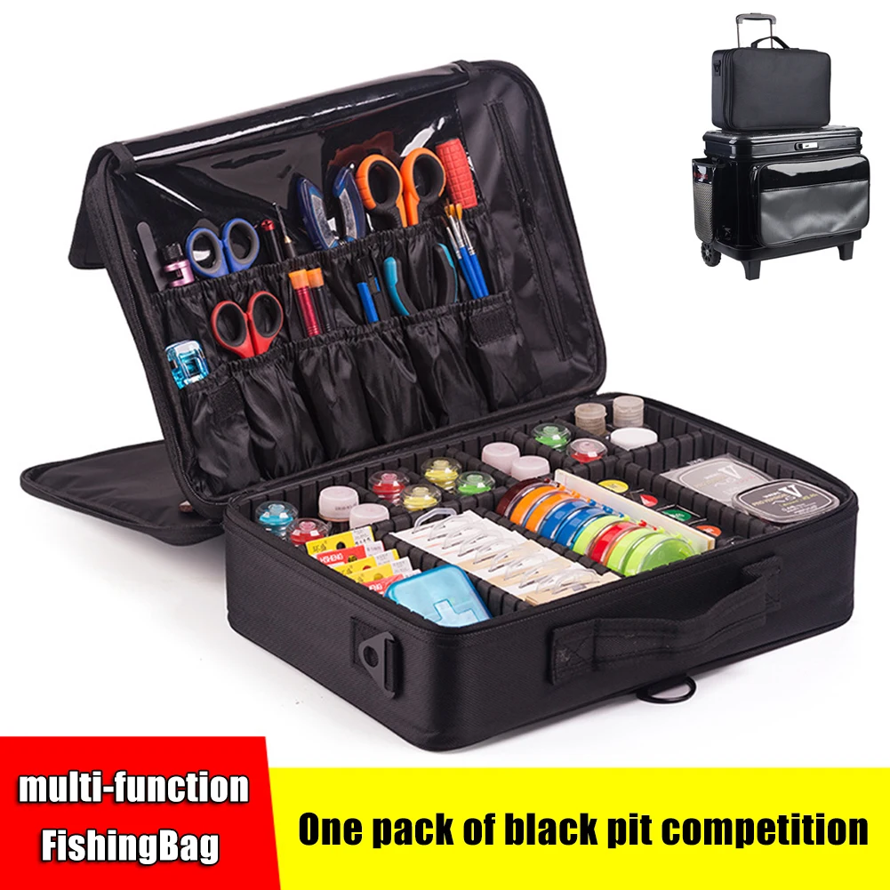 

Multifunctional Fishing Bag Tackle Shoulder Waist Pack Men's Outdoor Sport Crossbody Travel Camping Multi-Purpose Bag Toolbox