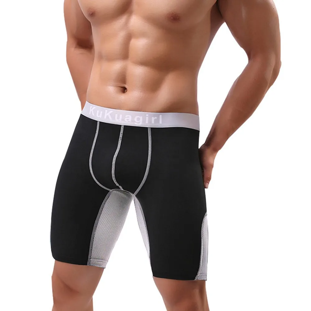 

Quick-Drying Running Fitness Briefs Men Fashion Tight-Fitting Boxer Sports