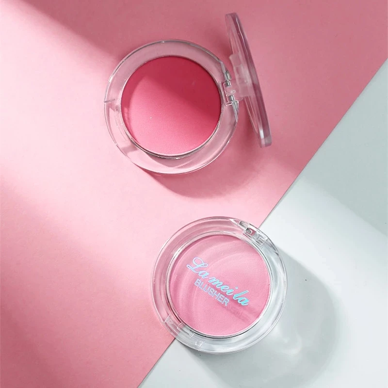 

Milk Tea Blush Peach Pallete 6 Colors Face Mineral Pigment Cheek Blusher Powder Makeup Professional Contour Shadow Pink Blusher