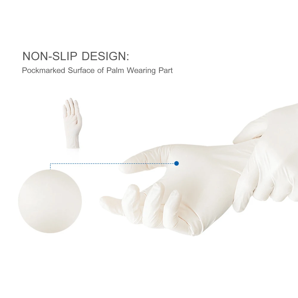 100 шт./корт. Одноразовые перчатки из ПВХ без пудры для дома ресторана кухни