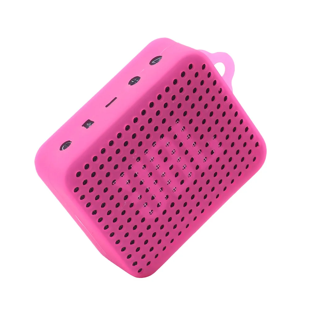 Силиконовый чехол LuckyNV для JBL GO 2 беспроводной Bluetooth-динамик с карабином (только
