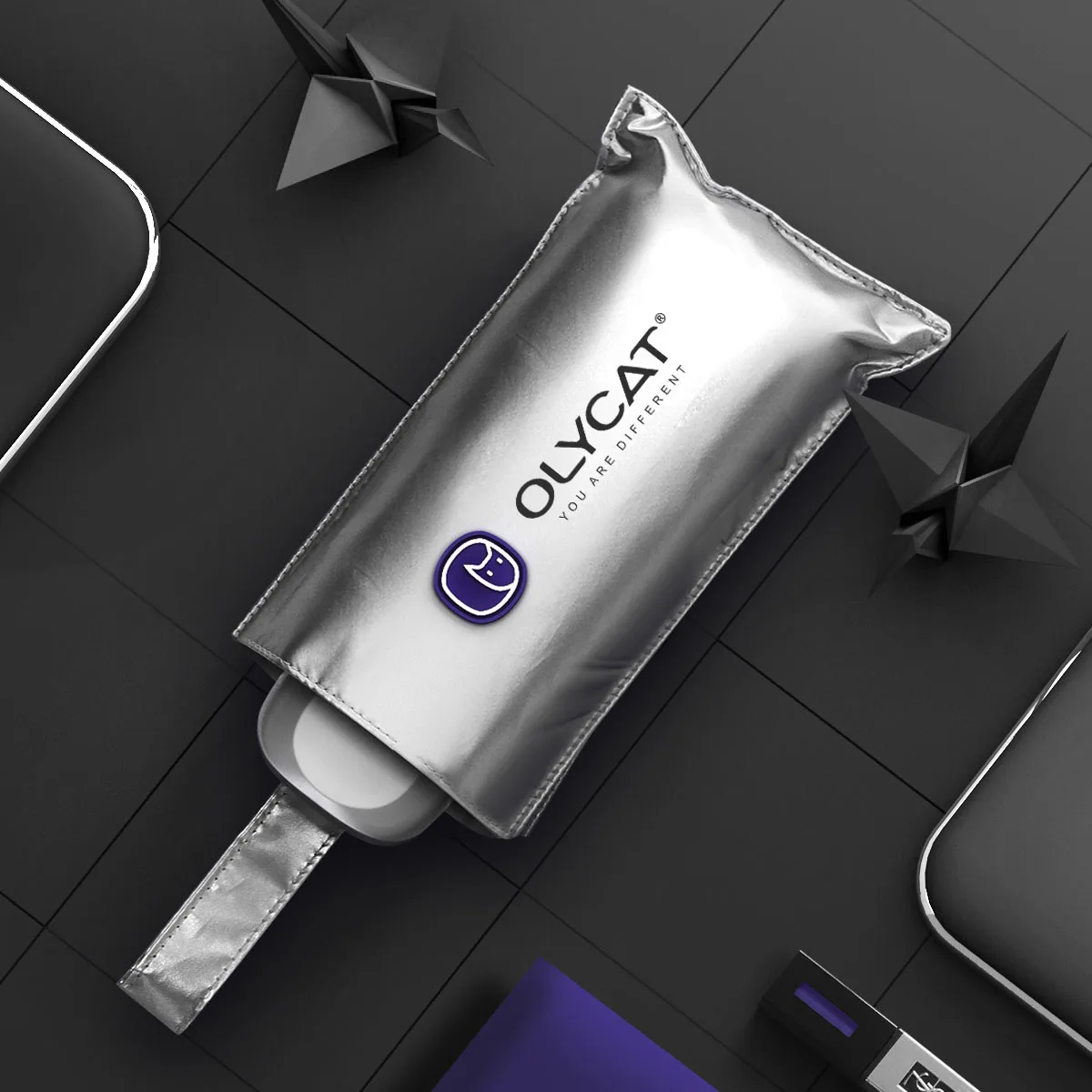 Mini Pocket Umbrella Flat Five-Folding Silver Anti Uv Sun Rain Women Titanium Kids Upf50+ Portable Windproof Gift Sy020 | Дом и сад