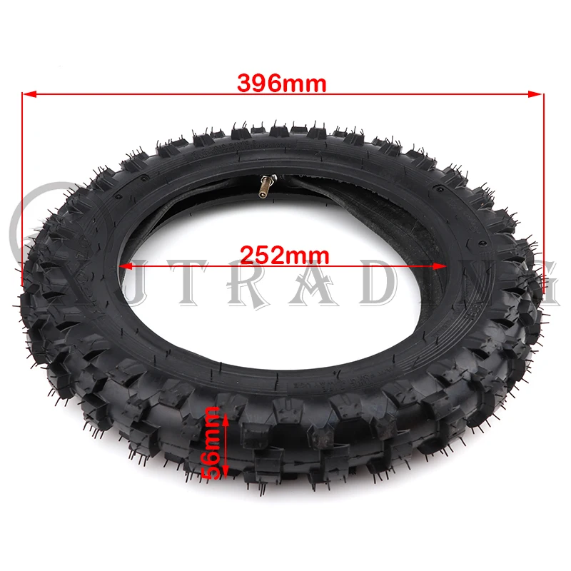 

2.50-10 Front Or Rear Wheel Tire Out Tyre with Inner Tube 10inch tires 10" For Motorcycle Motocross Dirt Pit Bike