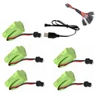 Никель-металлогидридный аккумулятор 3,6 В 2800 мАч + зарядное устройство 3,6 В для игрушечного автомобиля, лодки, пистолета, танка, поезда, робота AA 3,6 В, аккумуляторная батарея для лодки на дистанционном управлении