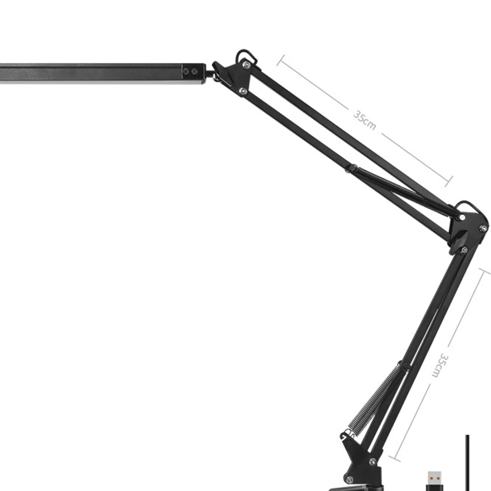 Multi-Function LED With Tripod Adjustable Metal Swing Arm Eye-Caring Lamp USB Charging For Home Office Working Studying | Освещение