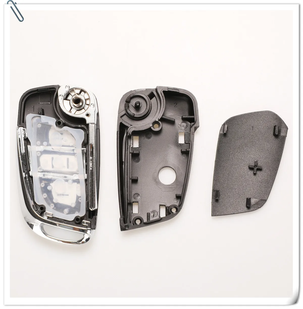 Jingyuqin CE0523 модифицированный откидной Складной Корпус ключа для Peugeot 306 407 807 Partner Remote VA2/HU83 Blade entrip Fob чехол 2/3 кнопка