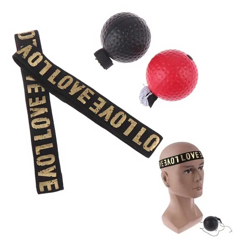 Повязка на голову с мячом для тренировки скорости бокса оборудование фитнеса