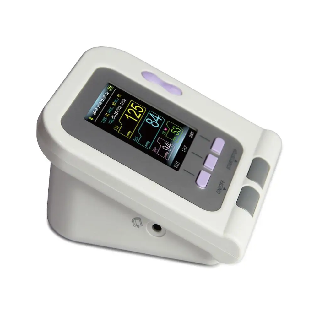 Цифровой монитор кровяного давления CONTEC08A с 4 манжетами CE FDA цветной ЖК дисплей