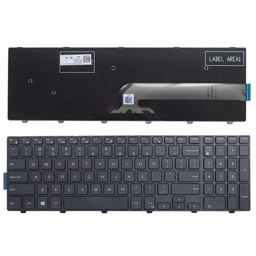 Клавиатура с подсветкой для ноутбука Dell Inspiron 15 15R 3000 3541 3542 3543 3878|Клавиатуры замены|