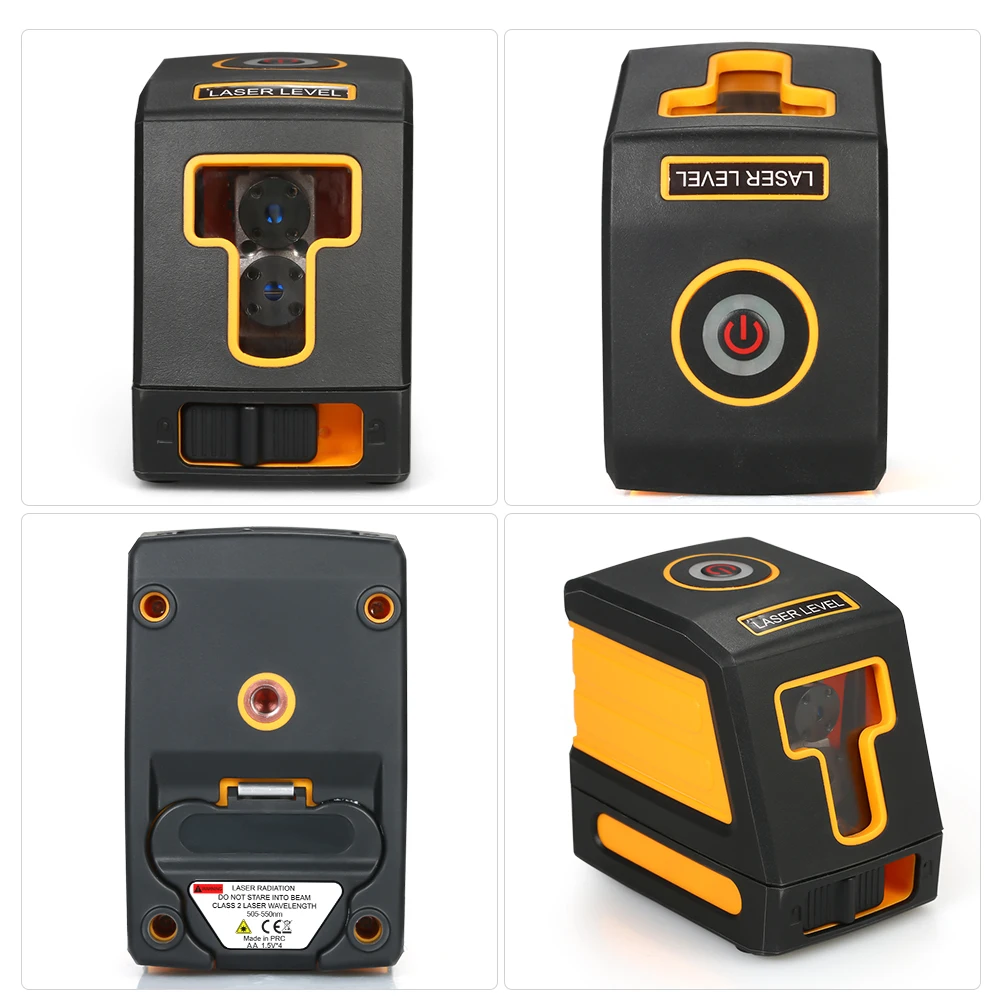 Лазерный уровень самонивелирующийся горизонтальный и вертикальный 2 поперечные