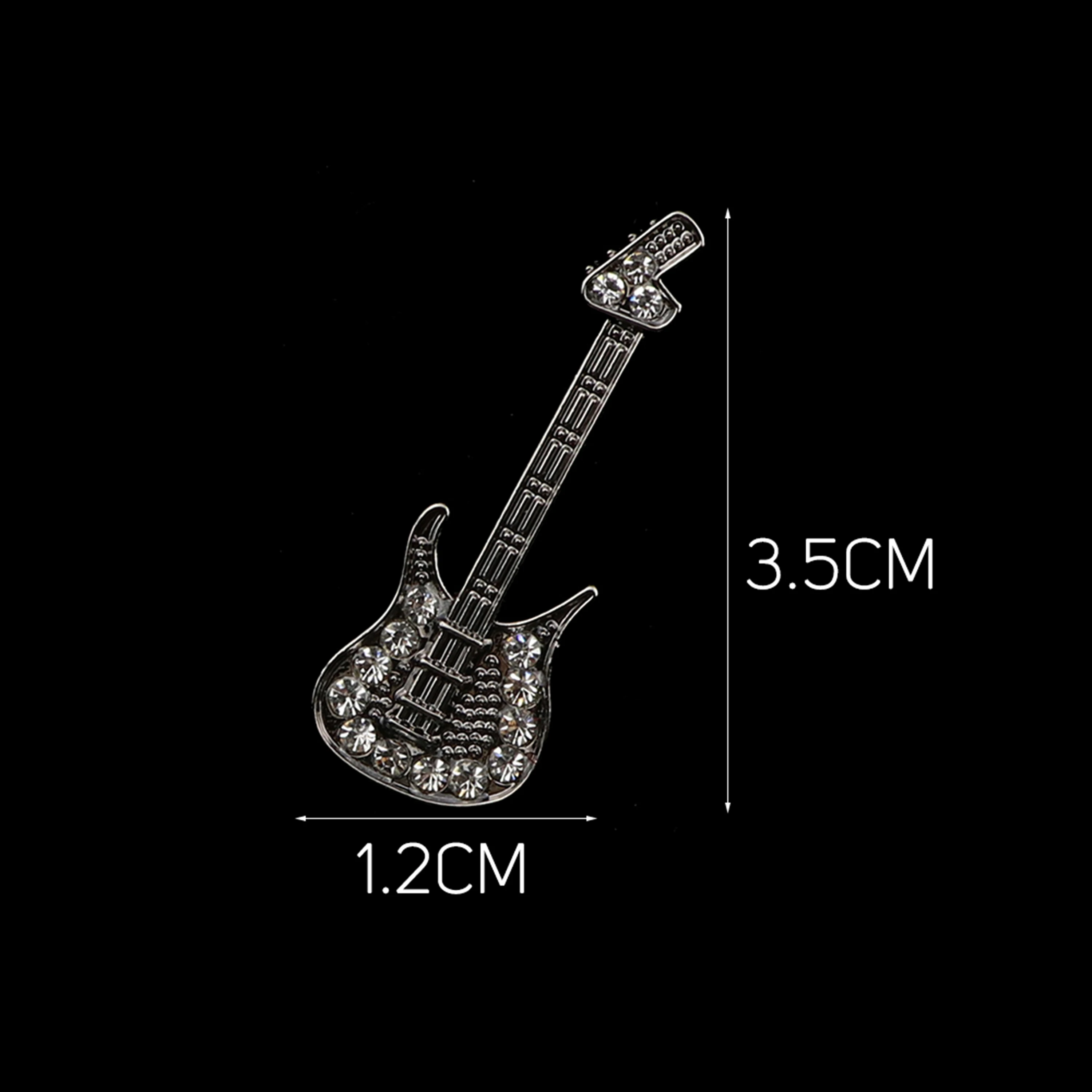 Брошь в виде саксофона гитары музыкальной ноты мини-булавка на лацкан для мужчин
