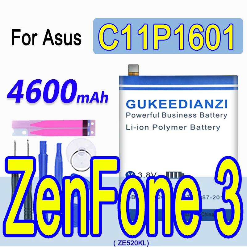 C11P1601 4600 мАч 100% Новый Сменный аккумулятор для телефона ASUS ZenFone 3 ZenFone3 ZE520KL литий