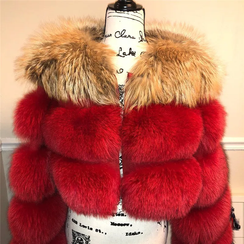 Fashion Short Natural Fox Fur Coats For Women Thick Warm Silver fox Stitching Blue Fox Fur Jacket Genuine Trendy Fur Coat 2022