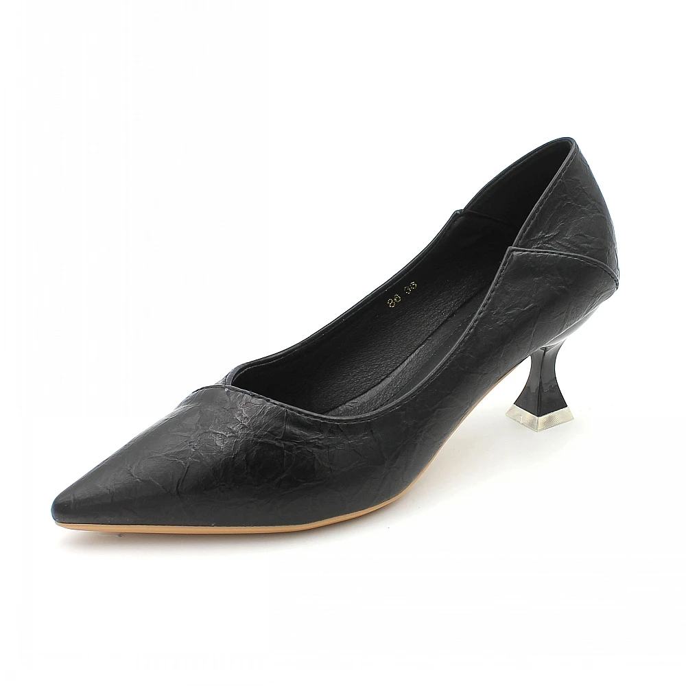 Туфли-лодочки женские на высоком каблуке 6 см демисезонные | Обувь