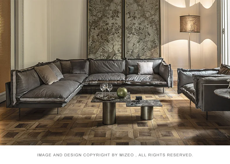 Светильник класса люкс из микрофибры диван кровать с бархатной подкладкой