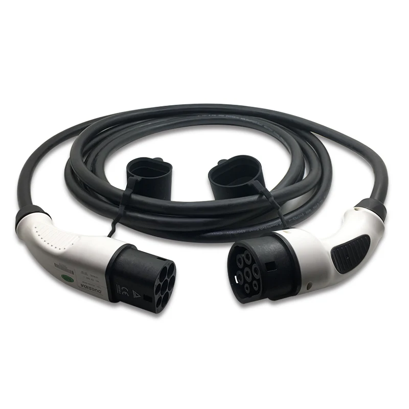 

16A evse mode 3 EV charger iec 62196 type2 to type2 EV Charging Cable with 5 meters cord