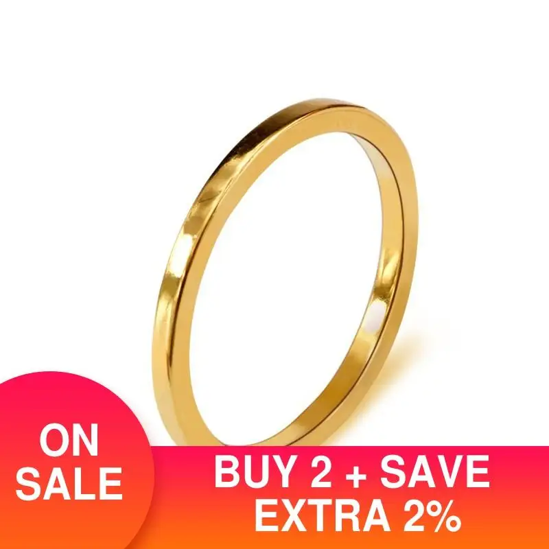 2 шт. серебряного цвета золотого штабелируемые обещания моды вечности