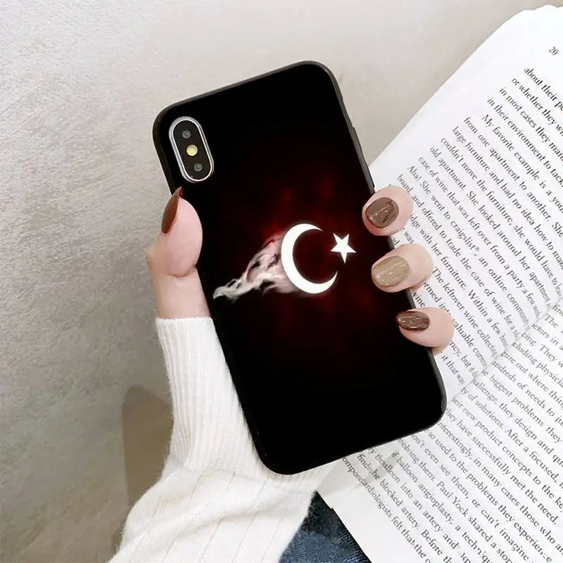 

YNDFCNB Turkey Flag Phone Case For iPhone 8 7 6 6S Plus 5 5S SE 2020 12pro max XR X XS MAX 11 case