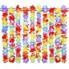 Гавайские фотообои 5 шт., украшение в тропическом стиле, тематическое ожерелье, цветы, праздник, свадьба, пляж, день рождения, венок, Декор