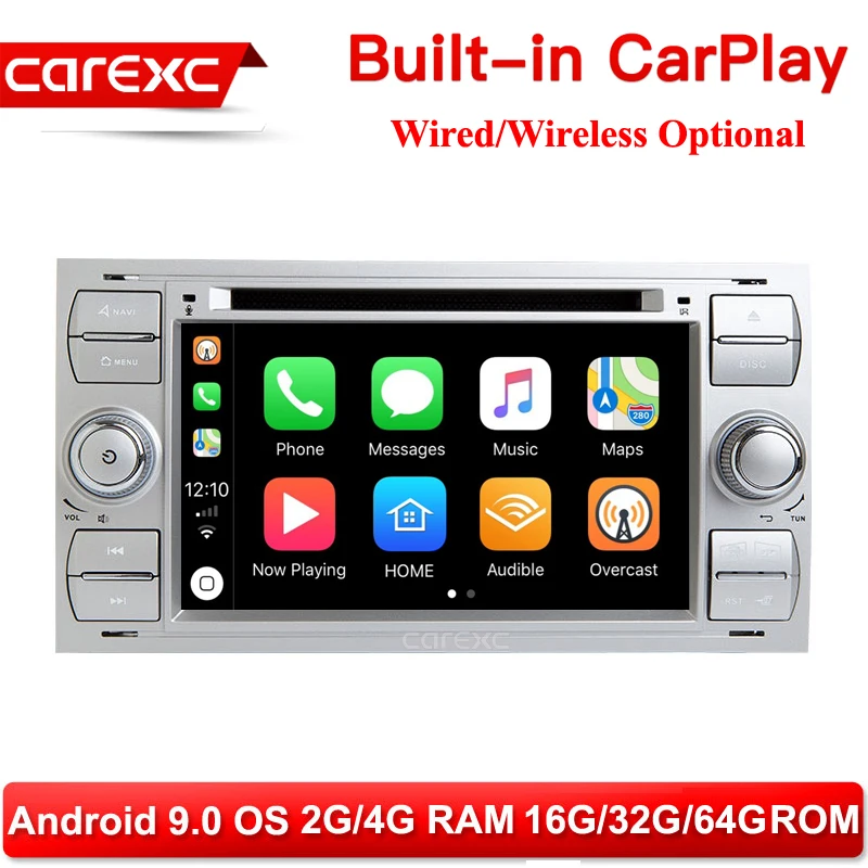 Автомобильный DVD плеер CarExc с 7 &quotсенсорным экраном GPS для Ford Focus II C Max S Galaxy Kuga Fusion