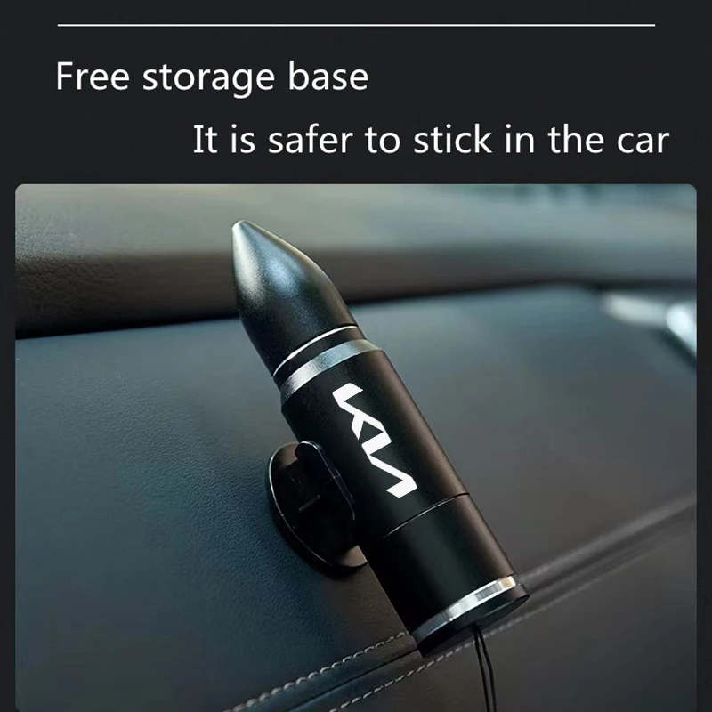 

For KIA RIO STINGER Car Safety Hammer Auto Emergency Glass Window Breaker Seat Belt Cutter Life-Saving Escape Car Emergency Tool