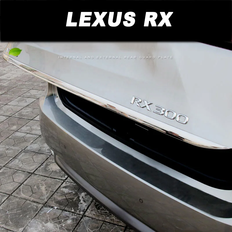 

car rear trunk door trim tail gate stripe styling decor for Lexus Rx 2016 2017 2018 2019 2020 2021 Rx200t Rx300 Rx350 Rx450h