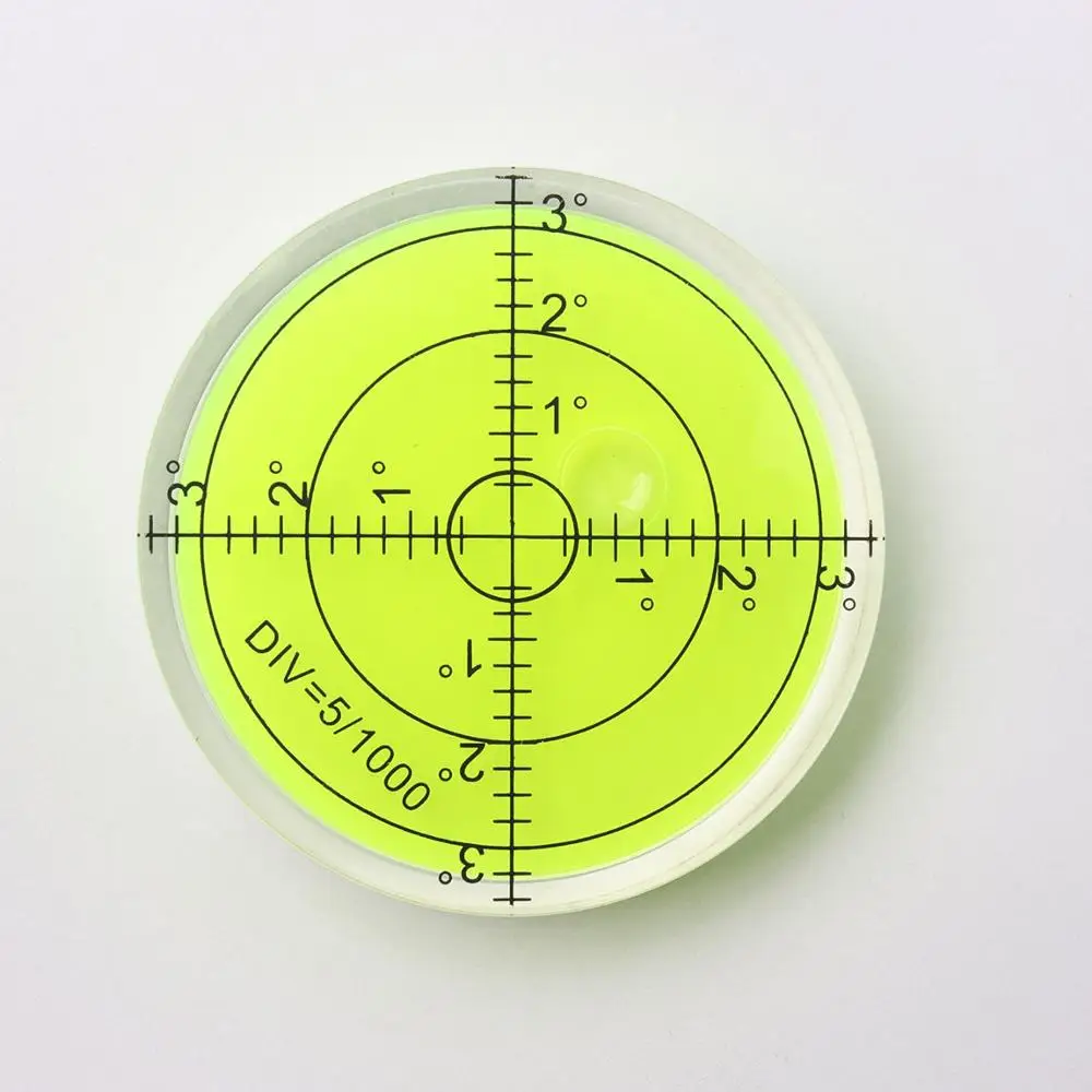 Круглый пузырьковый уровень 60x12 мм|surface level|level for cameraround bubble level |
