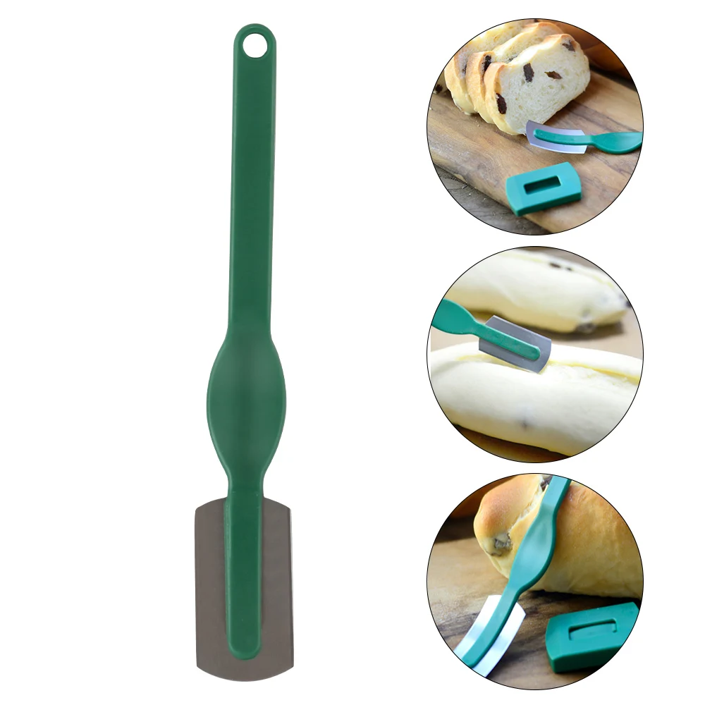 Специальный хлеб изогнутый дугой деревянная ручка для ножа 5 шт. сменные лезвия