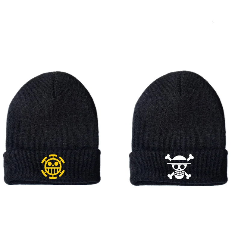 Вязаная шапка в стиле хип хоп одна штука коллекция моделей обезьянка Д. Луффи